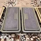 مرايات مكياج رصاصي قماش مرسيدس