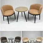 طاولة 2 كراسي بوكلية فاخرة .