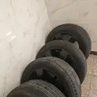 جنوط رانج روفر فالار طقم كامل مع كفرات