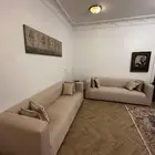 كنب مجلس ست قطع مع الطاولات وزولية كبيرة