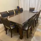 طاوله طعام و بوفيه اكل و دولاب مواعين ومرايه