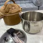 قدر كاتم فرنسي 10 لتر نظيف مع تلبيسته