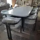 طاولة طعام 8 كراسي جديدة ونظيفة