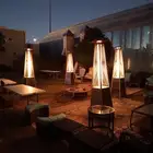 تأجير دفايات غاز خارجية شكل هرمي