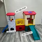 بيت ألعاب متعددزحليقتين ونفق متكاملة للأطفال