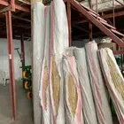 رول حصير ولمبات خيزران