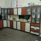 مطبخ كامل ألومنيوم وبوتجاز وتلاجه وفرن كهرباء للبيع