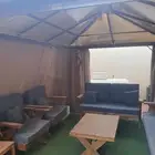 جلسة حديقة مظله