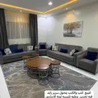 كنب وطاولات وفرشة