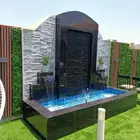 تنسيق حدائق شلالات نوافير بحص ديكوري
