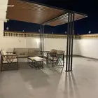 شقة للايجار موثثة بسطح VIP