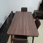 ترابيزه سفره عدد 6 كراسي مودرن بحاله جيده جدا