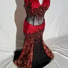 فستان سهره فخم مستعمل نظيف خالي من العيوب