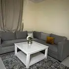 طقم كنب جديد مع طاوله الكنب حرف