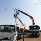كرين بسله رافعة عازلة للكهرباء فايبر قلاس