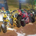 سكوترات ودبابات وسياره 4 اشخاص