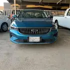 جيلي ام جراند 2023 ازرق ممشى 32000 بدي وكاله عدى قطعه واحده