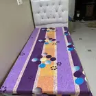 سرير خشب بجلد استخدام نظيف والبيع سمح