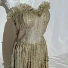 فستان سهره مقاس S يلبس M