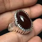 خاتم عقيق يماني قبة كرزي صياغة حمادة vip 990