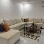 كنب للبيع جديد خشب سويدي واسفنج امريكي وخامة القماش كويسه