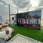 تنظيم معارض والمؤتمرات شاشات عملاقه LED و افتتاح محلات