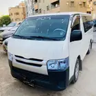 تويوتا باص هايس موديل 2015 الايجار مع سواق