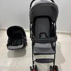 عربية اطفال نظيفة جدا  ولا يوجد بها  اي مشكلة مع كرسي اطفال