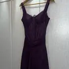 فستان بنفسجي طويل