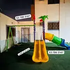مجموعة مراجيح وزحاليق استراحات شاليهات حدائق الروضات ملاهي
