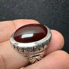 خاتم كرزي يماني مزعفر قبة من الخام الفاخر