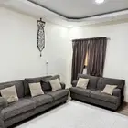 للبيع كنب ثلاث قطع انضاف كبير - وسط - وفردي 1
