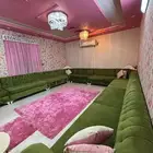 كنب مع الخداديات والستاره