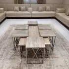 طاولة رخام كبيرة مع 7 خدمات