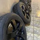 طقم جنوط وكفرات ديفندر 20 إنش بحالة ممتازة