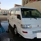 باص ميستوبيشي مخزن وبحالة الوكالة والممشى قليل