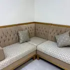 كنب شبه جديد نظيف مره