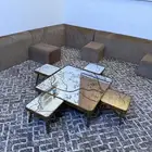 مجلس للبيع مع الطاولات و الفرشه