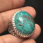 خاتم فيروز سيناوي طبيعي صياغة عارف