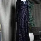 فستان سهره فخم لون كحلي