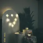 ستاند ابيض مع 3 طاولات