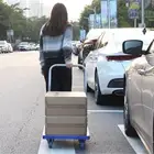 عربة تحميل قابلة للطي شديدة التحمل  إطارات مقاومة للثقب