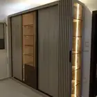 لدينا جميع انواع تفصيل دواليب وغرف نوم..ودواليب جاهزة وديكور