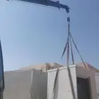 بوم ترك 5طن 7طن 10طن نقل بركسات كنتينر مولد كهرباء   صبيات