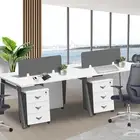 ورك ستيشن رباعي و ثنائي متوفر طاوله اجتماع دائري و مستطيل