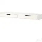 رف مع أدراج جديد بكرتونه غير مستعمل من ايكيا