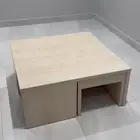 طاولة قهوة مع 4 طاولات خدمه