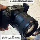 كاميرا للبيع fx3 سوني مع رونين وعدسه