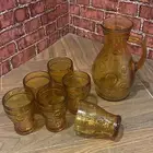 طقم جيك فنتج عنبري قديم