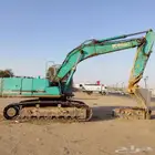 بكلين كبلكو للعمل و لقص الاراضي وبنا الجدارات وغيرها